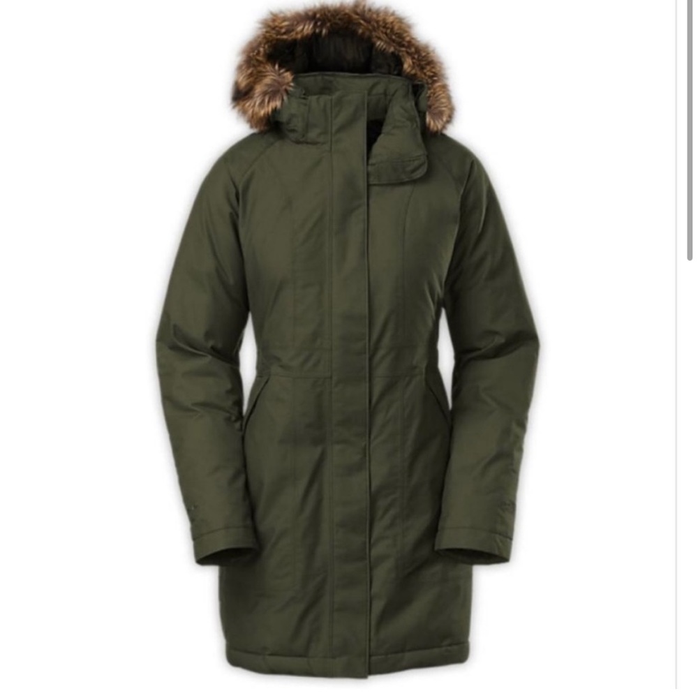 The North Face | Olive Green Parka Jacket